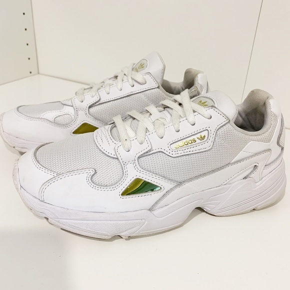 Adidas Originals Falcon W Sneakers White w/ Gold
